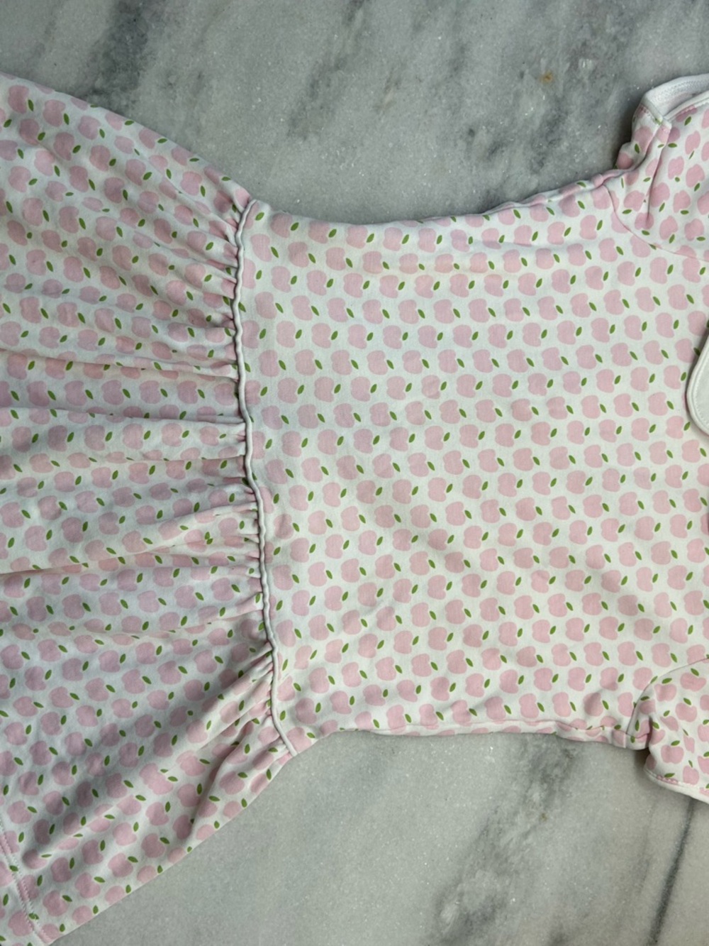 Lila and Hayes Pink Apple Print 2T Dress